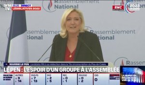 Marine Le Pen appelle ses électeurs dans le Pas-de-Calais à "confirmer [son] bon score" lors du second tour