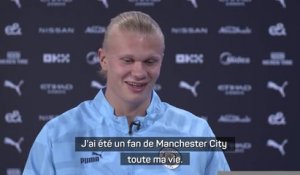 Man City - Haaland : "Impatient de travailler avec Guardiola"