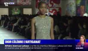 La broderie au cœur du défilé Dior de la Fashion Week de Paris