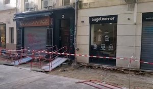 Requalification de l'hypercentre de Marseille: les commerçants doivent faire avec les travaux