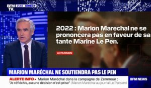 Présidentielle: Marion Maréchal sur le point de soutenir Éric Zemmour?