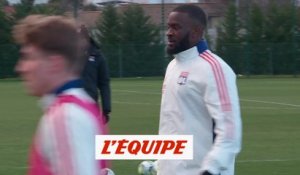 Les premières images de Faivre et Ndombele à l'entraînement - Foot - L1 - OL