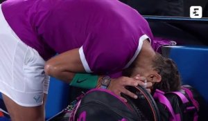 Nadal, ému aux larmes après sa victoire face à Berrettini en demie