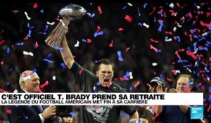 Tom Brady, la plus grande star du football américain, prend sa retraite