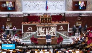 Séance publique à l'Assemblée nationale en direct - Valéry Giscard d'Estaing : apposition d'une plaque commémorative dans l'hémicycle