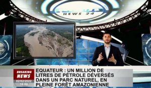 Équateur : Un million de litres de pétrole se sont déversés dans un parc naturel de la forêt amazoni