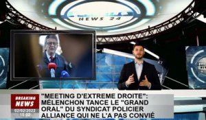 « Extrême droite » : Melenchon dénonce le « grand discours » d'un syndicat de la police qui ne l'a p