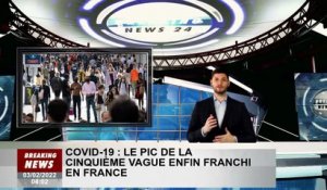 Covid-19 : la cinquième vague franchit enfin son pic en France