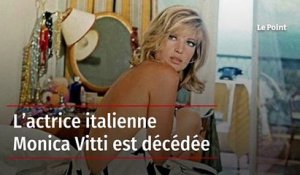 L’actrice italienne Monica Vitti est décédée