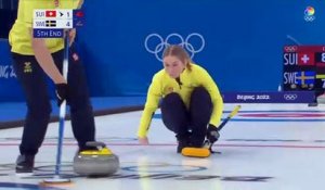 Attention coup de rêve : la masterclass de la Suède face à la Suisse en curling