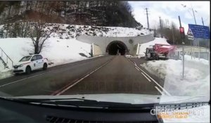 Très mauvaise surprise dans un tunnel