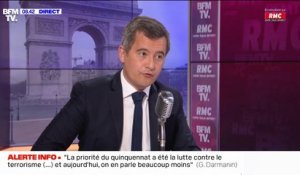 Féminicide: Gérald Darmanin veut saisir l'IGPN "pour connaître l'histoire et le pedigree" du policier soupçonné d'avoir tué sa compagne