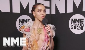 FKA Twigs thanks Mary Magdalene for her inspiring her second album at the NME Awards 2020