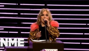Brix Smith Start pays tribute to Mark E Smith at VO5 NME Awards 2018