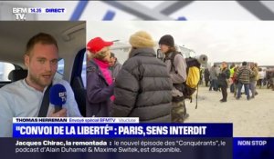 Interdit d'accès à Paris par la préfecture, le "convoi de la liberté" continue son chemin vers la capitale