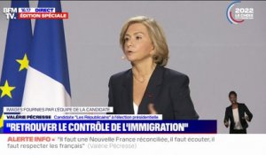 Valérie Pécresse: "Je veux la France en ordre car je veux la France de la concorde"