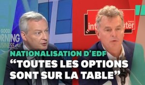 EDF nationalisée? Bruno Le Maire n'écarte "aucune option"