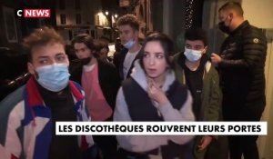 A partir d'aujourd'hui, danser en discothèque est à nouveau permis en France - A St-Malo, les premiers clients étaient présents à minuit pour la réouverture des portes - VIDEO