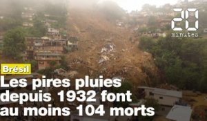 Brésil: Les pires pluies depuis 1932 font au moins 104 morts