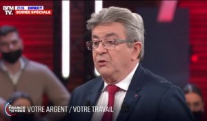 Jean-Luc Mélenchon: " Si je suis élu, le lendemain, je signerai le décret pour bloquer les prix" des produits de première nécessité