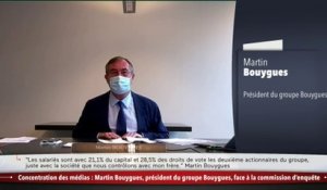 Martin Bouygues minimise l’influence du groupe TF1 et riposte aux propos de Xavier Niel