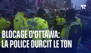 Convoi de la liberté: la police canadienne durcit le ton