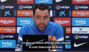 25e j. - Xavi : "Ce sera un match très intense contre Valence"