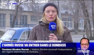 Ukraine: dans le Donbass, l'armée russe est attendue avec inquiétude