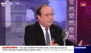 François Hollande: "S'il y avait un président de la République qui épousait les thèses de Vladimir Poutine, ça serait extrêmement grave"
