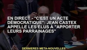 EN DIRECT - 'C'est un acte démocratique' : Jean Castex appelle les élus au 'parrainage'