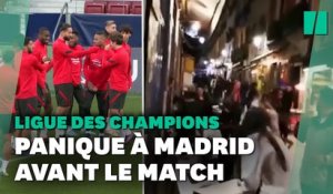 Ligue des champions: les supporters de Manchester United chahutés à Madrid