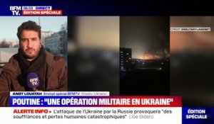 Des bombardements entendus à Kharkiv, à l'est de l'Ukraine, aux alentours de 5 heures du matin
