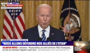 Joe Biden: "Nous allons défendre nos alliés de l'Otan"