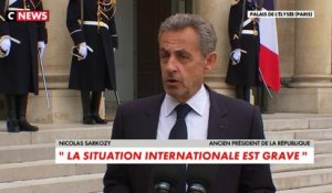 Nicolas Sarkozy : «La seule voie possible, c’est la diplomatie car l'alternative à la diplomatie, c'est la guerre»