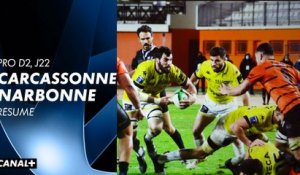 Le résumé de Carcassonne / Narbonne - Pro D2 (J22)