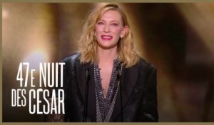 Les larmes de Cate Blanchett pour son César d'Honneur - César 2022