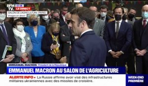 Emmanuel Macron: "Ce salon des retrouvailles marque, nous l'espérons tous, le début de la fin de la pandémie"
