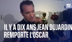 Il y a dix ans Jean Dujardin remporte l'Oscar du meilleur acteur
