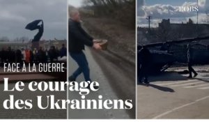 L'impressionnant courage des Ukrainiens face à la guerre