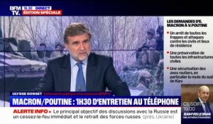 Guerre en Ukraine: Emmanuel Macron s'est entretenu pendant 1h30 avec Vladimir Poutine