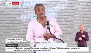 Christiane Taubira annonce qu'elle se retire de la présidentielle faute de parrainages: "Il est évident que nous ne réunirons pas les 500 parrainages"