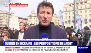 Yannick Jadot sur les sanctions contre la Russie: "Je valide la stratégie européenne, l'Europe est à la hauteur"