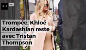 Trompée avant d’accoucher, Khloë Kardashian reste malgré tout avec Tristan Thompson à Cleveland