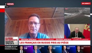 Guerre en Ukraine - La France demande à ses ressortissants de quitter la Russie - Un Français raconte pourquoi il refuse de partir - VIDEO