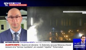 Guerre en Ukraine: après le bombardement de la centrale nucléaire de Zaporijjia, Joe Biden suit "de très près la situation"