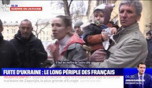 Guerre en Ukraine: le long et lent périple des Français qui fuient le pays