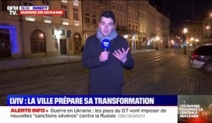 À l'ouest de l'Ukraine, la ville de Lviv redoute des attaques russes et se prépare