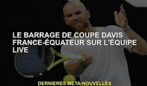 Match France-Equateur de Coupe Davis en direct à L'Équipe