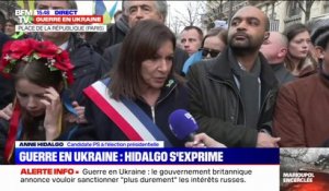 Guerre en Ukraine: Anne Hidalgo condamne "le pouvoir" de Vladimir Poutine