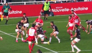 X TOP 14 - Essai de Tevita KURIDRANI (BO) - Biarritz Olympique - RC Toulon- J20 - Saison 2021/2022